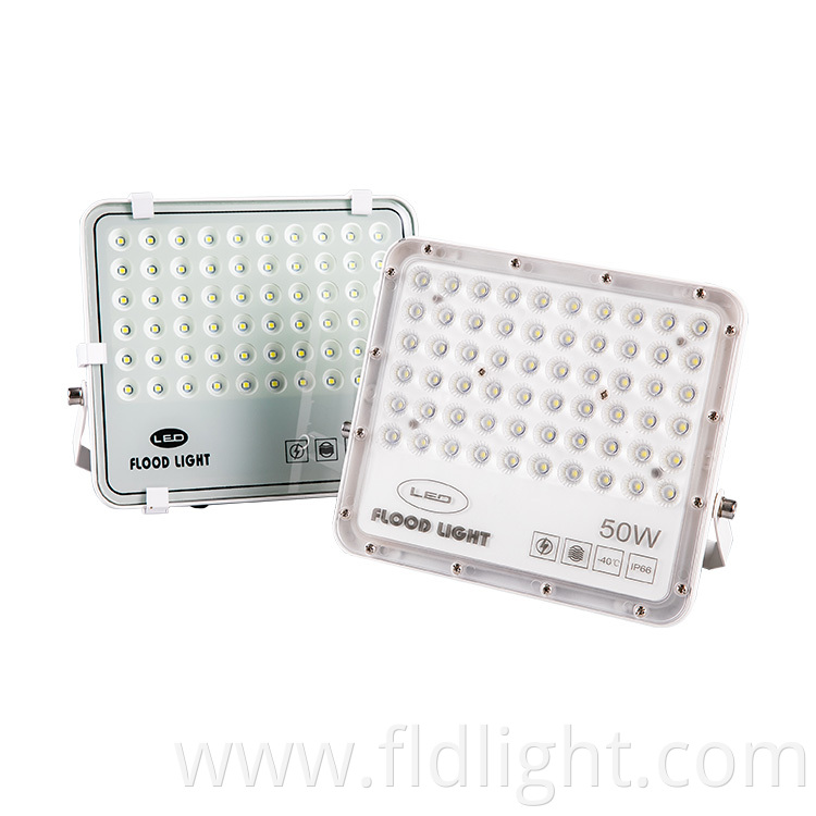 High brightness led light with glass